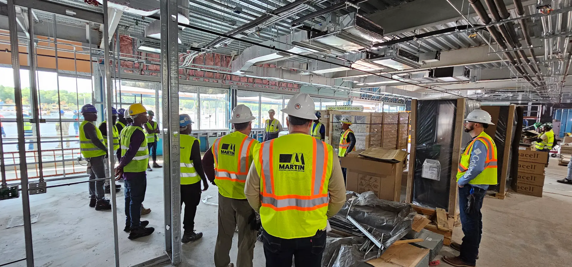 Martin ICS team on a job site